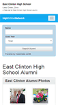Mobile Screenshot of eastclintonhighschool.org