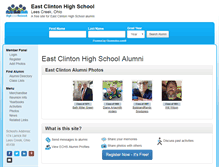 Tablet Screenshot of eastclintonhighschool.org